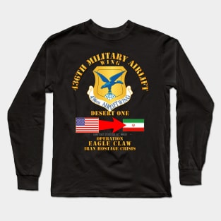 Operation Eagle Claw - Iran - 436th MAW Long Sleeve T-Shirt